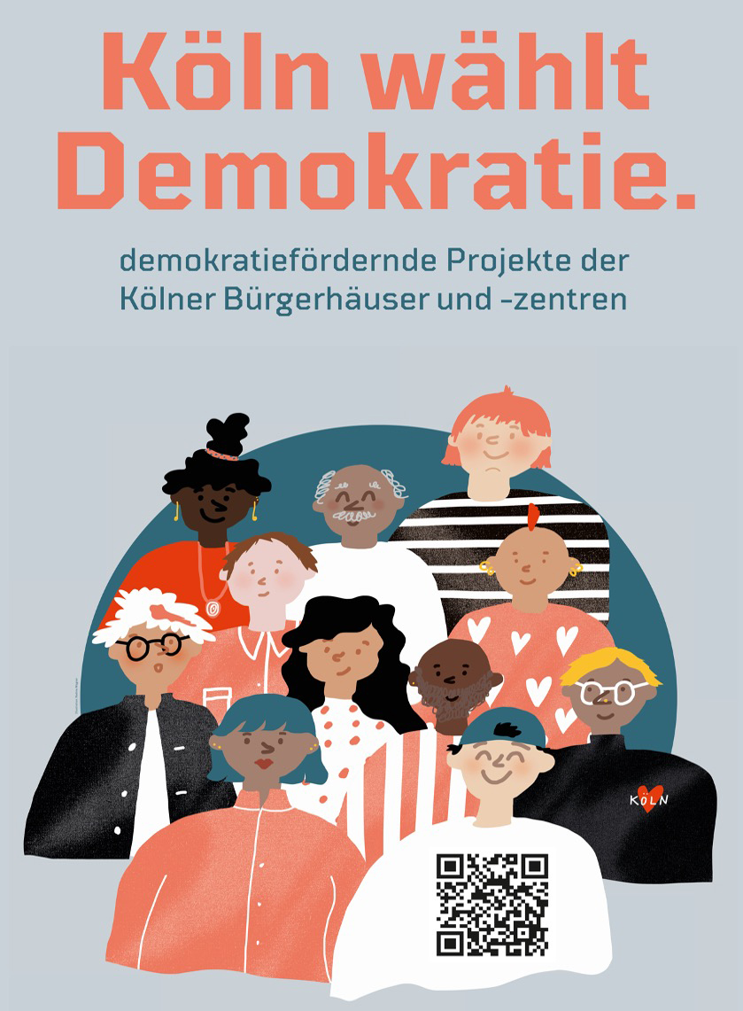Köln wählt Demokratie Plakat