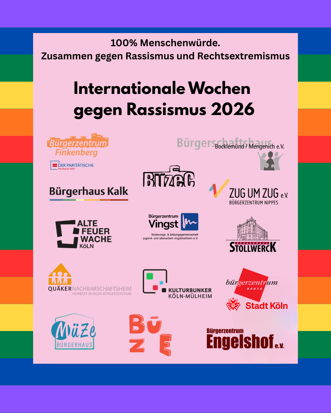 Flyer Internationale Wochen gegen Rassismus